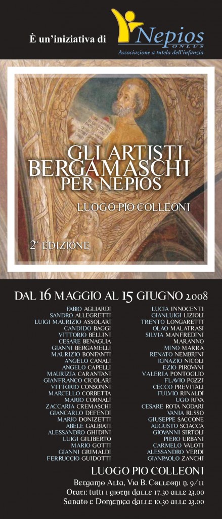 2^ edizione della mostra "GLI ARTISTI BERGAMASCHI PER NEPIOS"