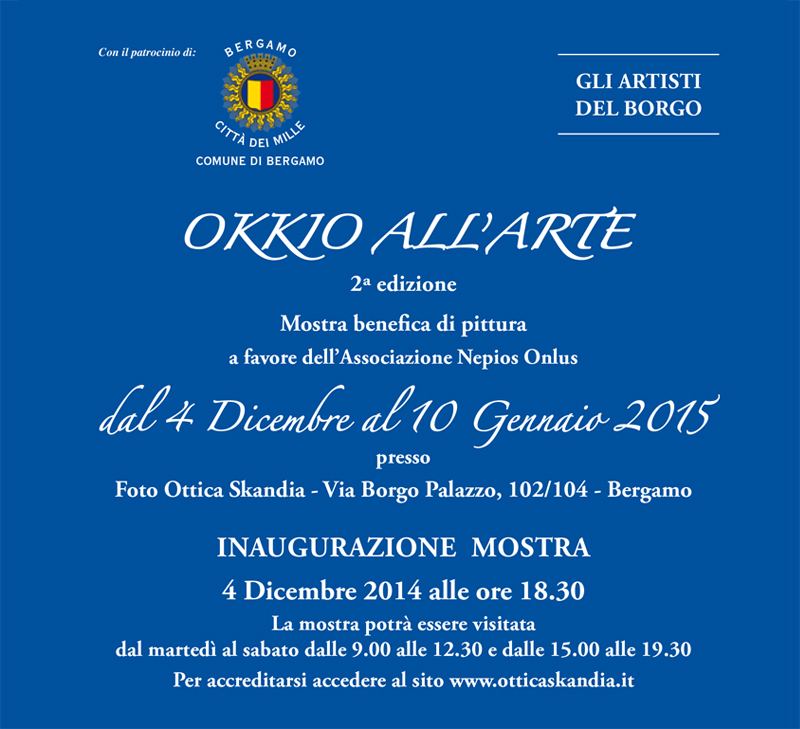 invito Okkio all'arte