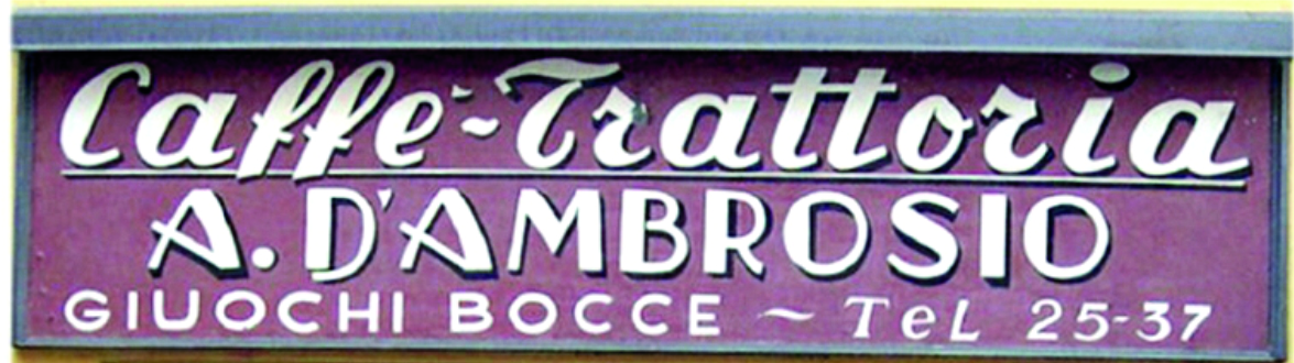 Caffè trattoria A. Dambrosio